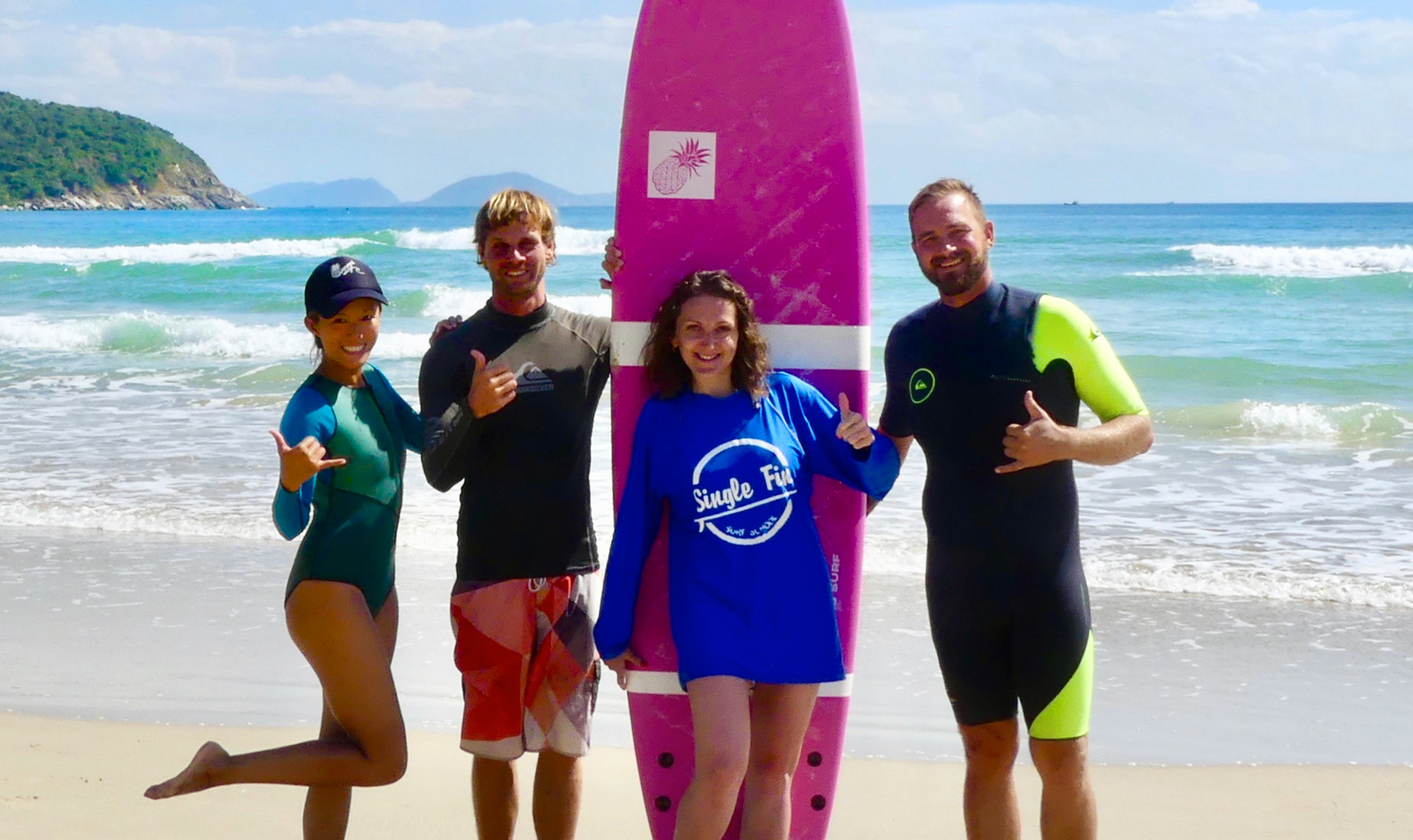 芽庄冲浪 single fin surf school 芽庄冲浪